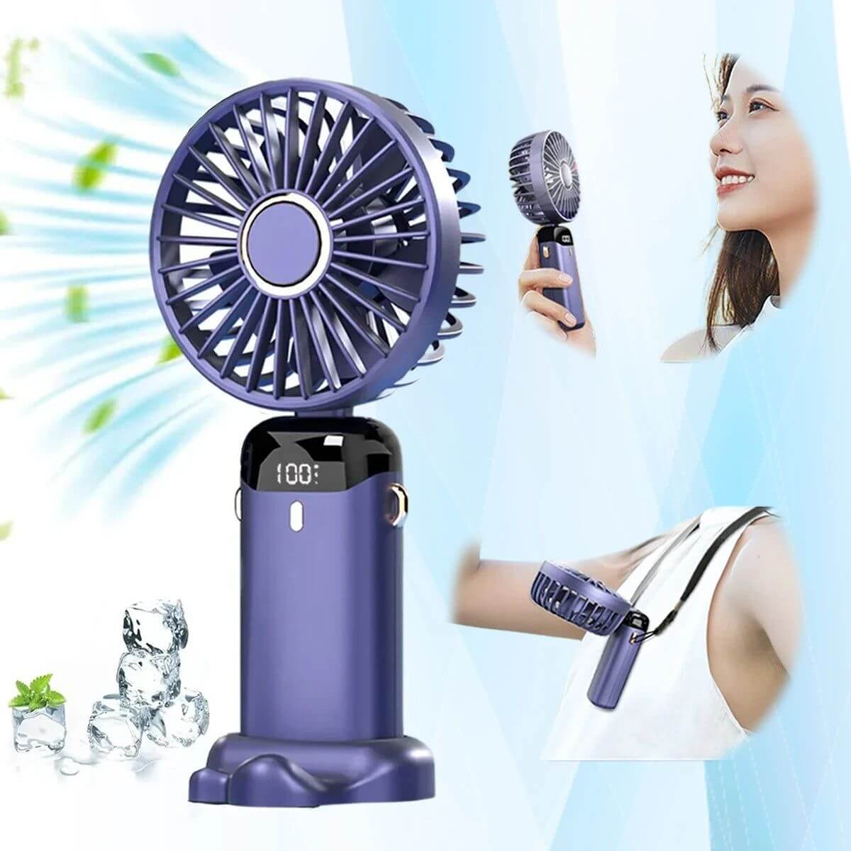 LED Digital Display Fan