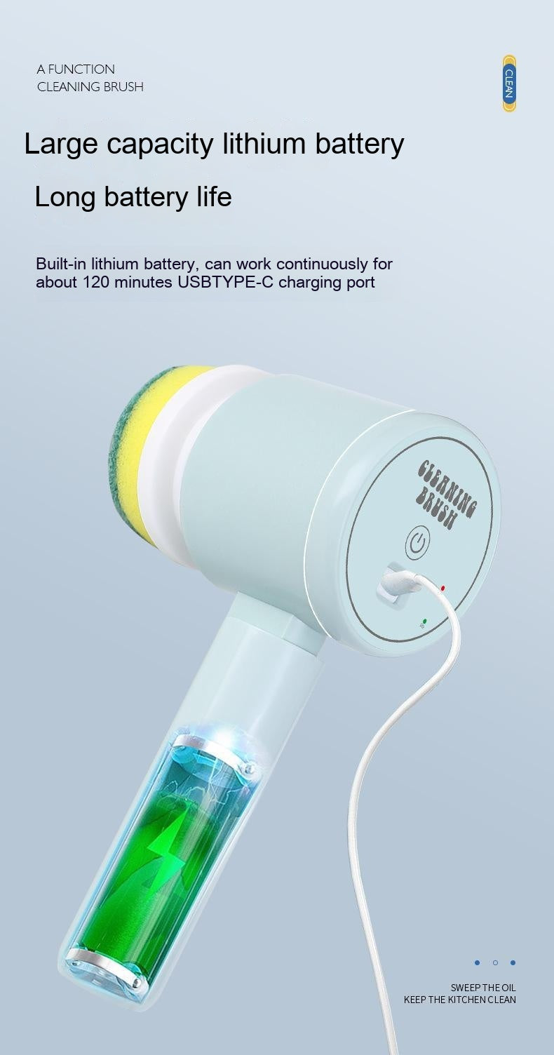 Handheld Multifunctional Electric Floor Cleaning Brush