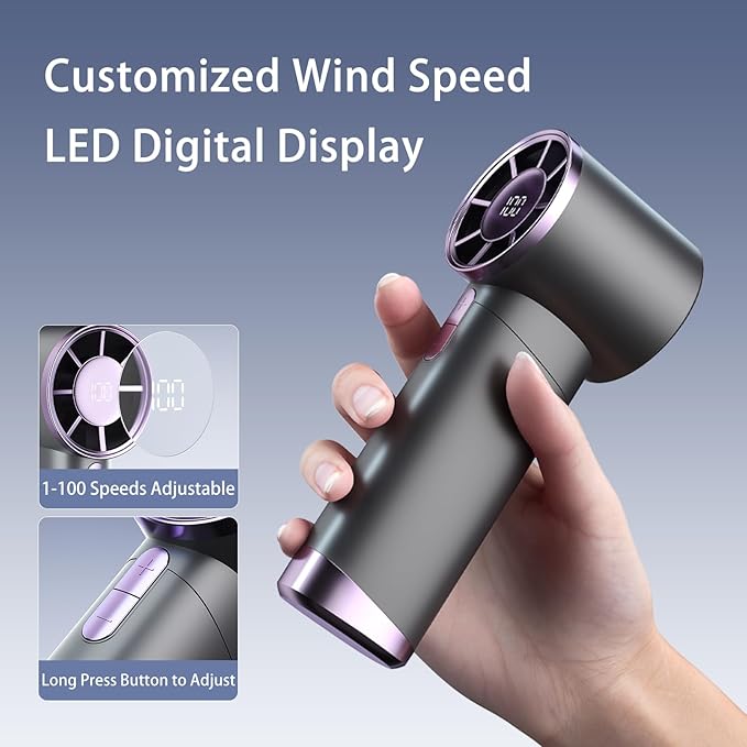 Portable Hurricane Handheld Fan