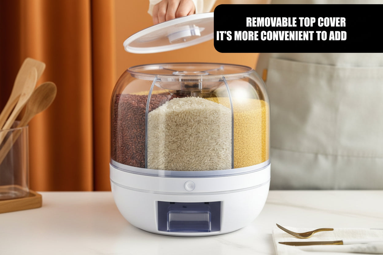 Rotating Food Storage Dispenser